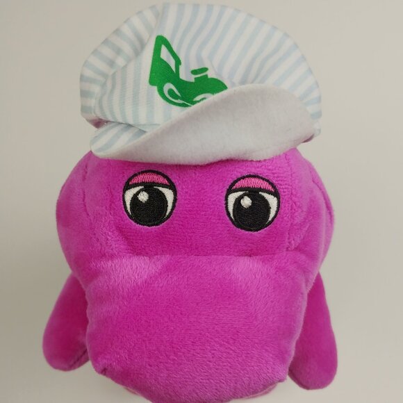Fisher Price Barney the Dinosaur Train Conductor Plush Stuffed Animal - Picture 3 of 12